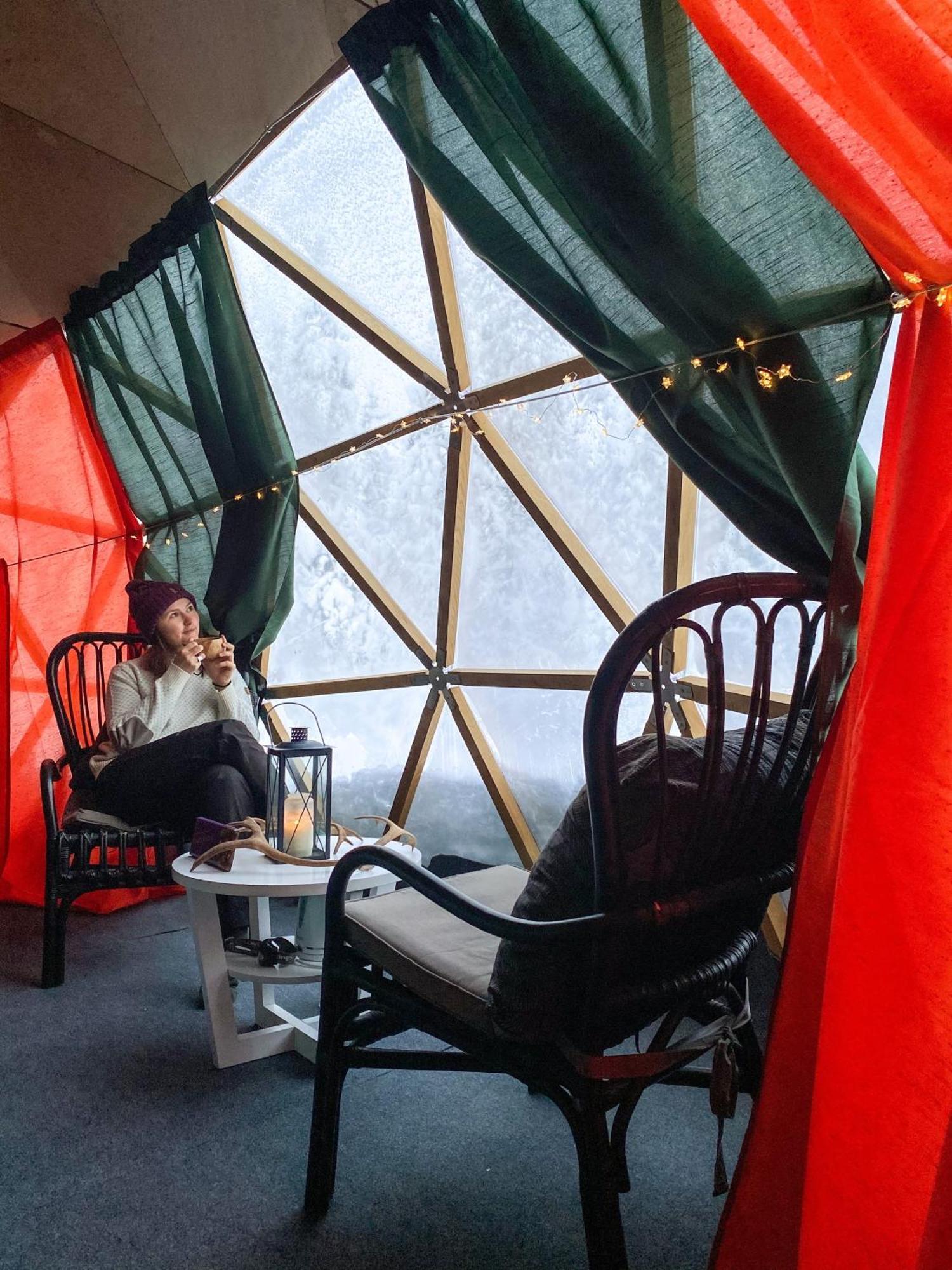 Aurora Igloo Fireplace-Heated Tents In A Secret Forest With Private Jacuzzi And Shared Sauna Bathroom And Dog Friendly Рованиеми Экстерьер фото